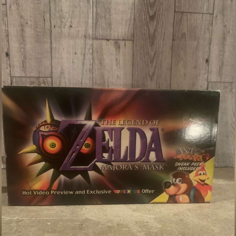 Vintage The Legend Of Zelda Majorca’s Mask Promo VHS RARE